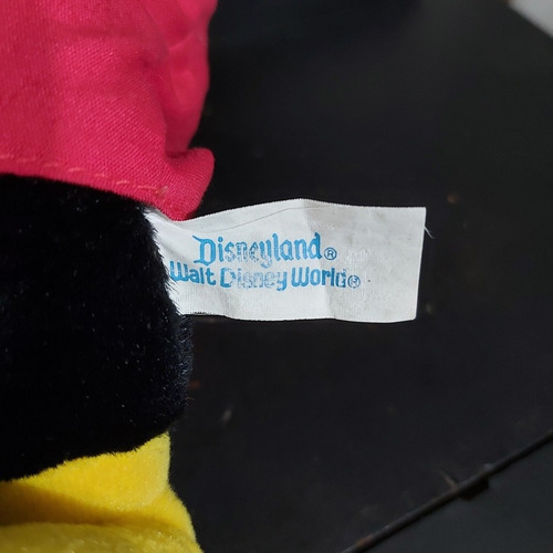 Mickey Pelúcia Disneyland Antigo 40cm