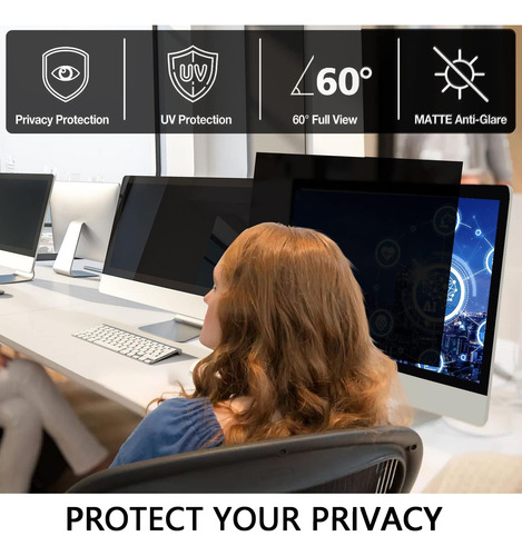 Zcazy [paquete De 2 Pantallas De Privacidad Para Computadora