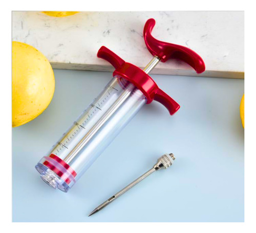 Jeringa Gastronomica Aguja Acero Inox Marinar Adobar Carne