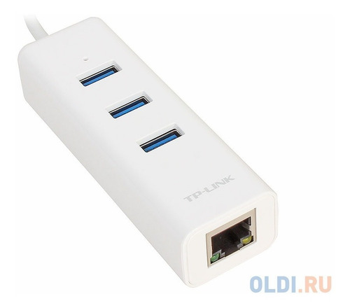Imagen 3 de 10 de Hub Usb 3.0 Tp Link C/ Rj45 Ue330 Gigabite 3 Usb In 1 Pc