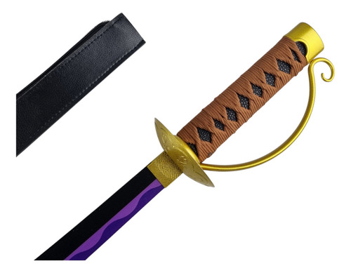 Katana Lâmina Aço Cosplay Gol·d·roger One Piece Com Bainha