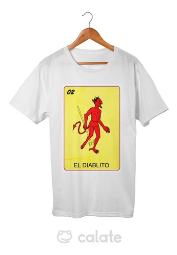 Playera  El Diablito - Loteria Mexicana 