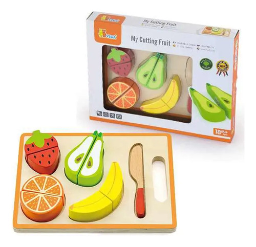 Puzzle Mi Fruta Cortada Con Tabla - Viga