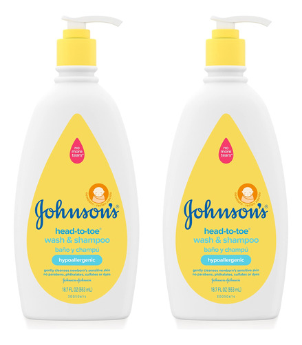 Johnson's Gel De Bao Suave Para La Cabeza A Los Pies, Champ