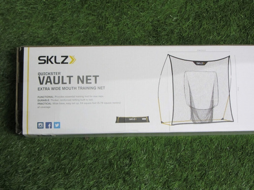 Sklz Quickster Vault Net 8x8 / Red Baseball Entrenador Bateo