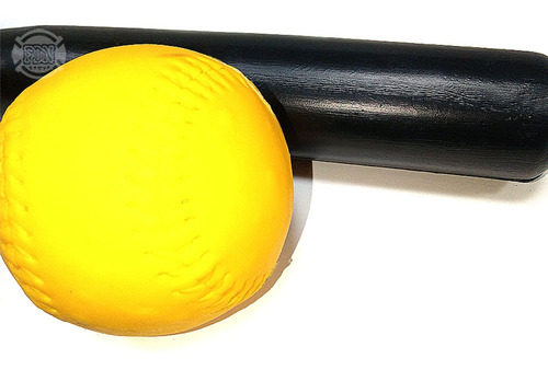 Imagen 2 de 6 de Pelota Pvc Softbol Softball + Bate Pvc Practicas Bat Juego C