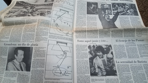 Diario La Nación Argentina Campeón Mundial 86 30/6 Completo