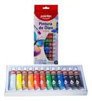 Comprar Pintura De Óleo Pointer 12 Colores 12ml Arte Lienzo Dibujo