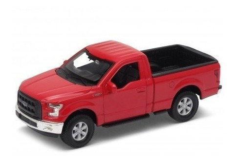 Welly 1:34 2015 Ford F150 Cabina Reg Roja 43701cw