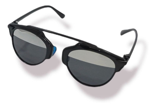 Imagen 3 de 7 de Lentes De Sol Butterfly Semi Polarized Negro Uv 400