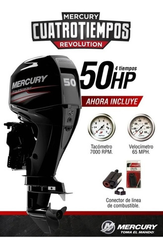 Imagen 2 de 7 de Mercury 50 Hp 4t 0hs. 2022 E/ Inmediata!!!