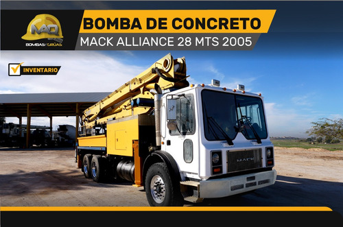 Bomba De Concreto Mack Alliance 28 Mts 2005