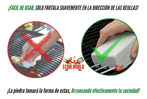 1pc/3pcs/6pcs, Bloque Limpieza Parrilla Plancha, Bloque Limpieza Parrilla  Ecológico, Piedra Limpieza Desescalado, Eliminar Manchas Parrillas Bbq  Cocinas Planas, Cepillo Limpieza Ollas Hogar, Cepillo Estufa, Cosas Cocina,  Accesorios Cocina - Patio