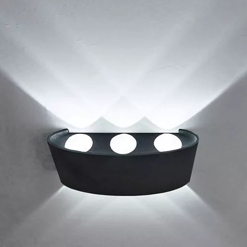 Aplique De Pared 6 Led Luz Calida Decoracion Hogar