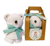 Comprar Recuerdos De Toalla Facial Ositos Baby Shower, Bautizo, Comu