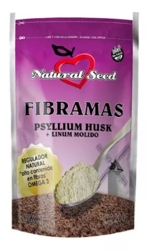 Fibramas Psyllium Husk Polvo Lino Molido Natural Seed 200gr