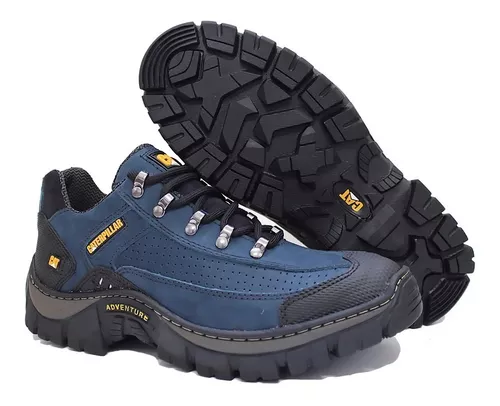 Tênis Bota Caterpillar Original Masculina Couro Promoção