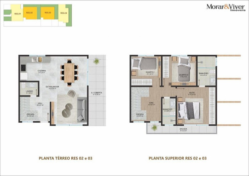 Imagem 4 de 15 de Casa Para Venda Em Curitiba, Jardim Das Américas, 3 Dormitórios, 1 Suíte, 3 Banheiros, 2 Vagas - Ctb3110_1-1983756