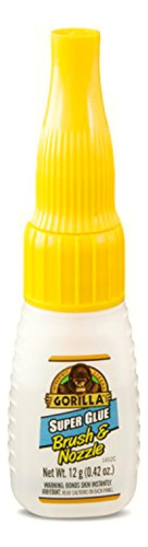 Gorilla Super Pegamento Con Cepillo Y Aplicador De Boquilla,