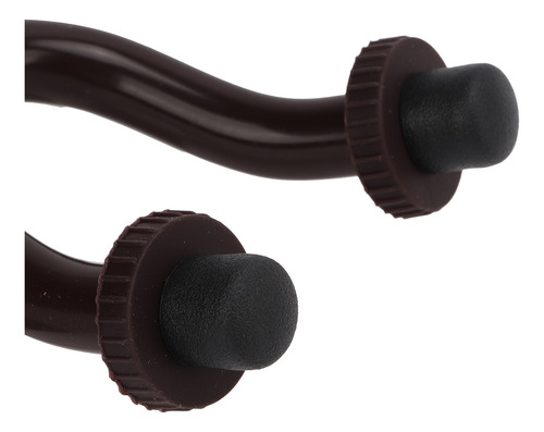 Colgador De Pared Para Guitarra, Color Nogal Negro, Soporte