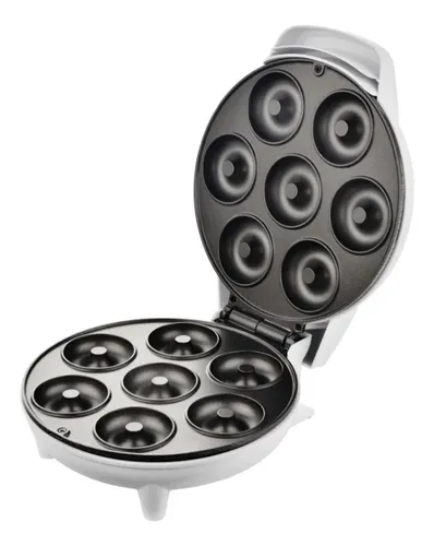 Sandwichera Mini Donas Antiadherente Pastelería Dona Waffles