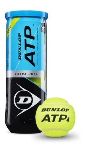 Tubo De Pelotas Dunlop Atp Oficial X 3 Balls Padel - Olivos
