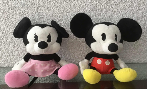 Peluches Mickey Y Minnie Mouse Old Babies       35cm.   C/u