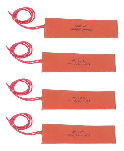 4 Unids Almohadilla De Calefacción De Goma De Silicona Flexi