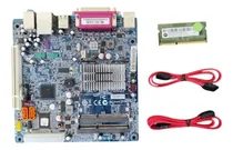 Comprar Kit Placa-mãe Mini Atx+intel 1.8ghz+2gb+ddr2+cabos Sata