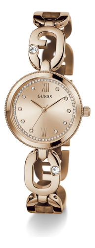 Reloj Pulsera Guess Gw0759l3 Con Correa De Acero Inoxidable Color Oro Rosa