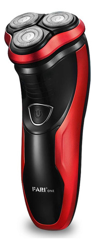 Fari Maquinilla De Afeitar Electrica Para Hombre, Negro-rojo