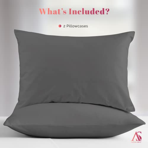 Juego De 2 Fundas De Almohada De Algodón Egipcio