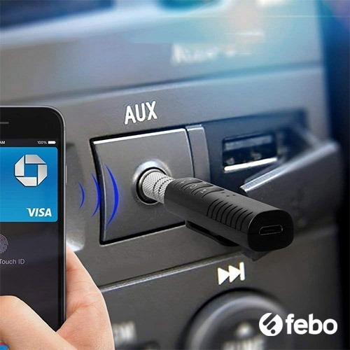 Imagen 6 de 7 de Receptor Audio Bluetooth Radio Auto Manos Libres Febo