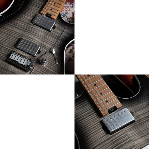 Guitarra G290 Fat Ii Tbb Superstratum Cort con guía para la mano derecha Champion Trans Color Black Burst