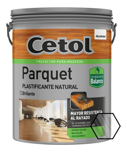 Cetol Parquet Balance Brillante Plastificante 4 Litros