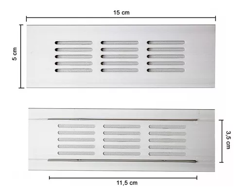 Rejilla de ventilación para horno de cocina de 30 cm x 5 cm MAS CASA  MOBILIARIO Y ACCESORIOS
