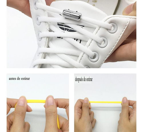 Cordones Elásticos Sin Cordones Zapatillas Cordones