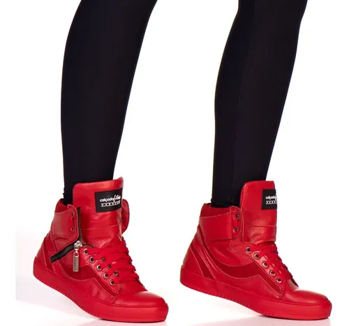 Tenis para musculação sales feminino cano alto