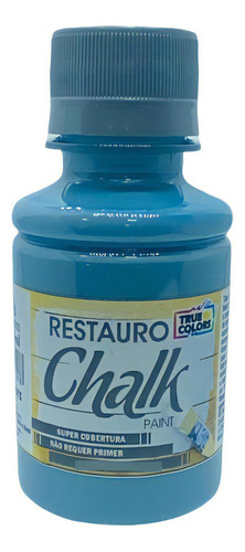 Tinta Restauro Chalk 100ml True Colors Cor Azul Retro