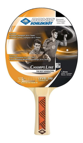 Paleta Ping Pong Donic Champ Line 200 Madera