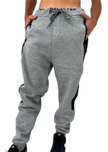 Calça moletom masculina com ziper sales
