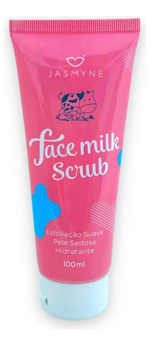 Sabonete Facial Esfoliante Face Milk Scrub Jasmyne