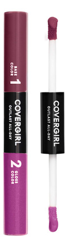 Covergirl Outlast All-day Color & Lip Gloss Vivid Violet, 0.