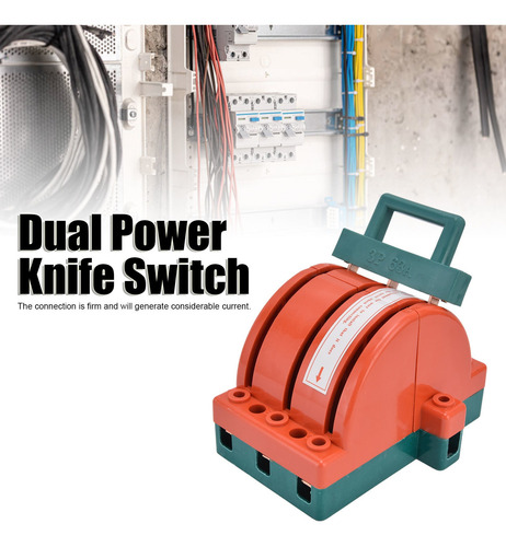 Interruptor Seccionador De Alimentación Dual 3p 63a Eléctric