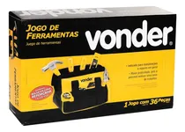 Comprar Kit Jogo Bolsa Mala Ferramentas Manuais 36 Peças Vonder Novo
