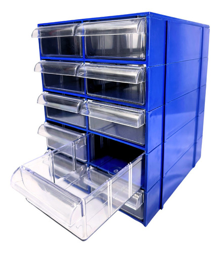 Magus Gaveteiro Organizador Azul Multiuso Cg510