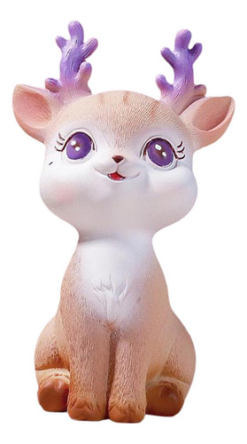 Estatuetas De Resina Mini Veado Estátuas De Animais Em