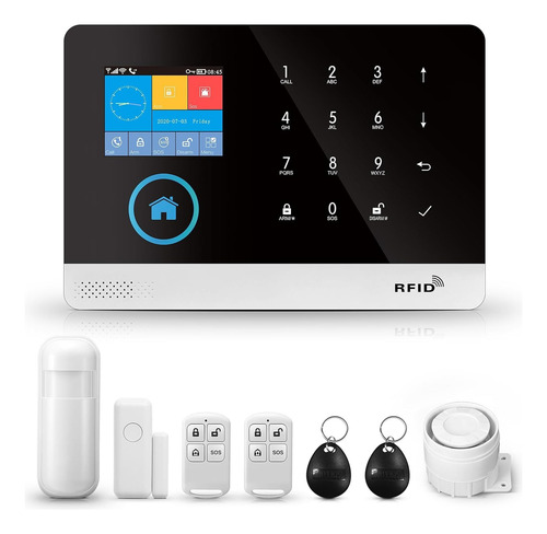 Tuya Wifi Alarma Antirrobo Inteligente Gsm+wifi