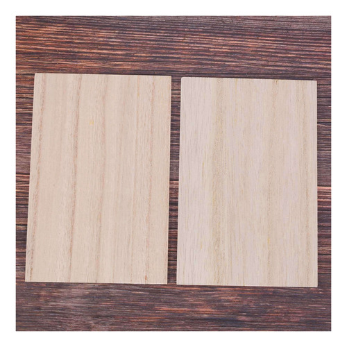 Láminas De Madera De Balsa, 150 X 100 X 2 Mm, 20 Unidades, P