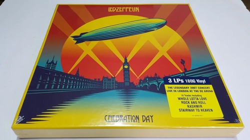 Led Zeppelin Celebration Day Box Set Vinil Lap Novo Lacrado